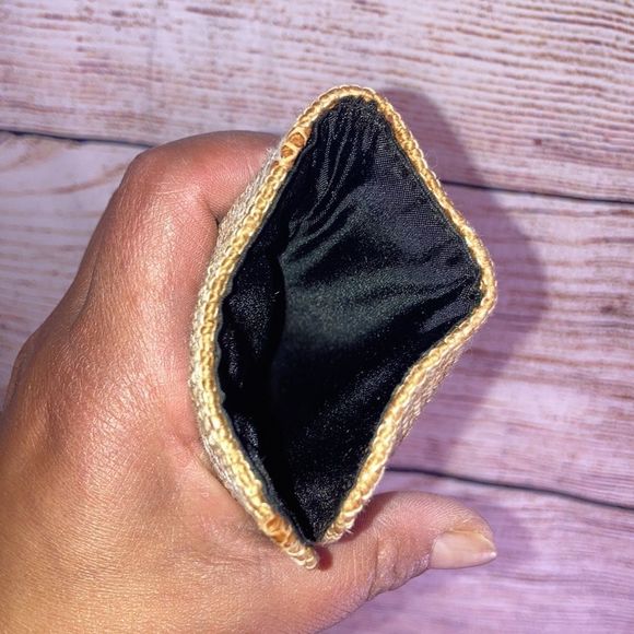 Womens Handmade Philippines Burlap Cosmetic Bag, Eye Glass Case, Box - Picture 5 of 11